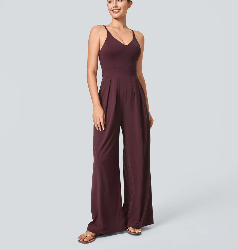 Breezeful Backless Side Wide Leg Quick Dry Resort Slip Womens Size XL
